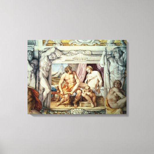 Venus und Anchises Leinwanddruck (Vorderseite)