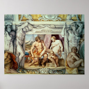 Venus und Anchises Poster