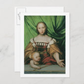 Venus und Cupid, c.1524 (Öl auf Kalkholz) Postkarte (Vorne/Hinten)