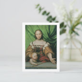 Venus und Cupid, c.1524 (Öl auf Kalkholz) Postkarte (Stehend Vorderseite)