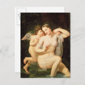 Venus und Cupid Postkarte (Vorne/Hinten)