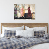 Venus und die Graces Leinwanddruck (Insitu (Schlafzimmer))