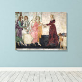Venus und die Graces Leinwanddruck (Insitu (Holzboden))