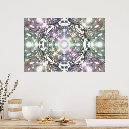 Venus und Erde Orbits Per Martineau Poster (Küche)