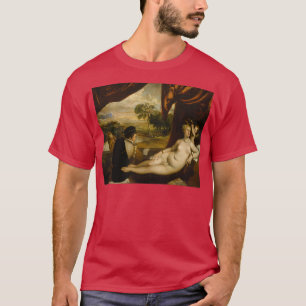 Venus und Lute Player von Tizian T-Shirt