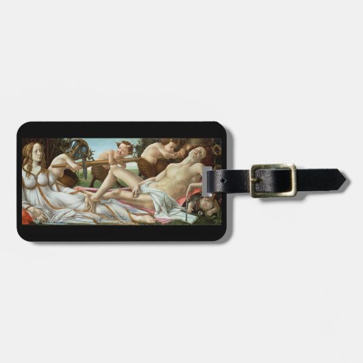 Venus und Mars, c.1485 (Tempera und Öl) Gepäckanhänger (Vorderseite horizontal)