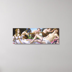 Venus und Mars durch Botticelli - Leinwand