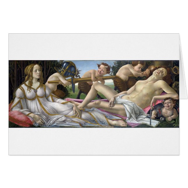 Venus und Mars durch Sandro Botticelli (Vorderseite (Horizontal))