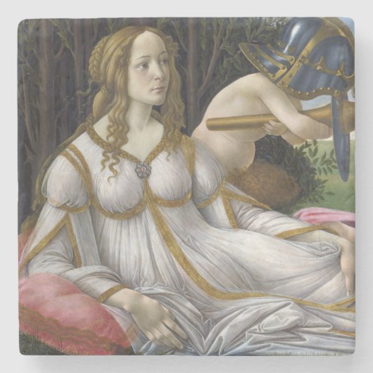 Venus und Mars durch Sandro Botticelli Steinuntersetzer (Vorderseite)