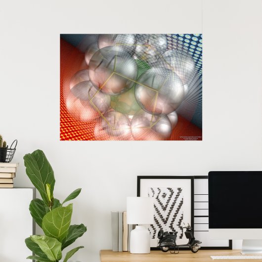 Venus und Mars pro Martineau Poster (Heimbüro)