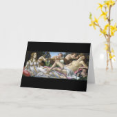 Venus und Mars, Sandro Botticelli Karte (Gelbe Blume)