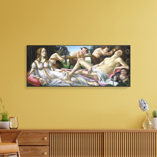 Venus und Mars, Sandro Botticelli Leinwanddruck (Insitu (Wohnzimmer))