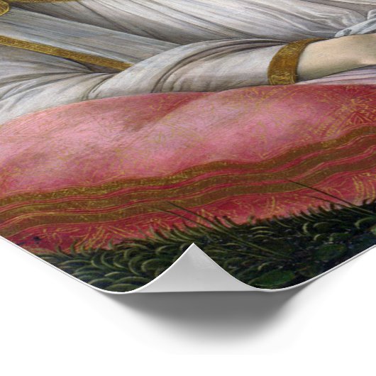 Venus und Mars, Sandro Botticelli Poster (Ecke)