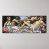 Venus und Mars, Sandro Botticelli Poster (Vorne)