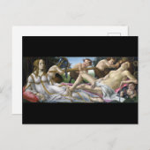Venus und Mars, Sandro Botticelli Postkarte (Vorne/Hinten)