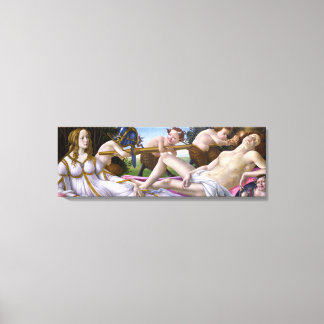 Venus und Mars von Botticelli - Leinwand