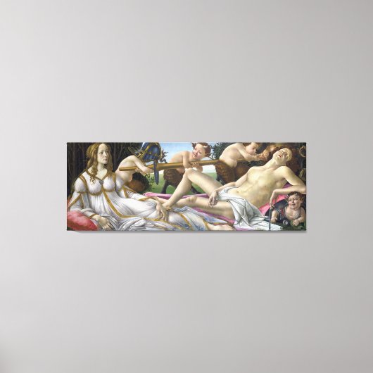 Venus und Mars von Sandro Botticelli Leinwanddruck (Vorderseite)