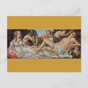 Venus und Mars von Sandro Botticelli Postkarte
