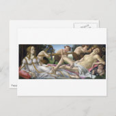 Venus und Mars von Sandro Botticelli Postkarte (Vorne/Hinten)