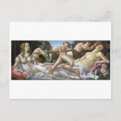 Venus und Mars von Sandro Botticelli Postkarte (Vorderseite)