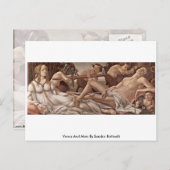 Venus und Mars von Sandro Botticelli Postkarte (Vorne/Hinten)