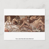 Venus und Mars von Sandro Botticelli Postkarte (Vorderseite)