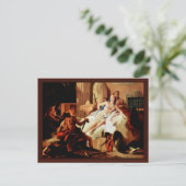 Venus und Vulkan von Tiepolo Giovanni Battista Postkarte (Stehend Vorderseite)