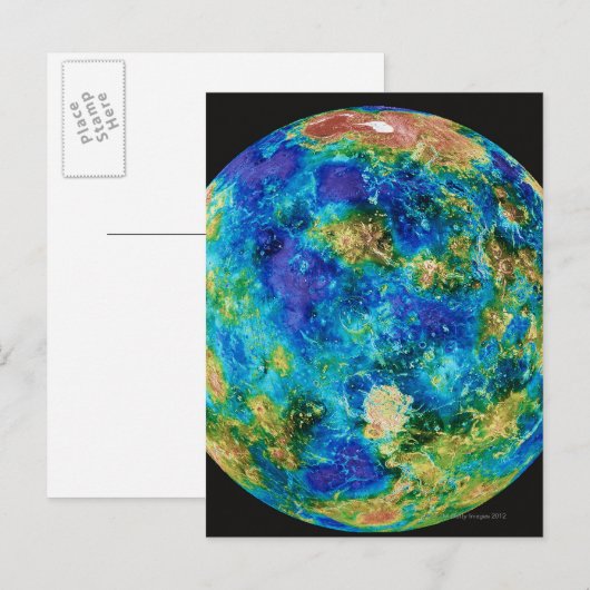 Venus unter falscher Farbe Postkarte (Vorne/Hinten)
