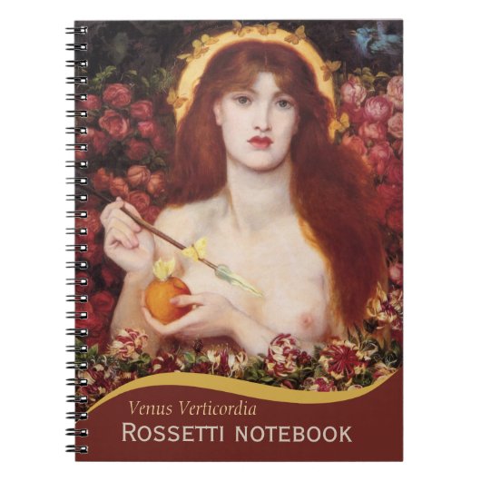 Venus Verticordia CC0702 Rossetti-Notebook Notizblock (Vorderseite)