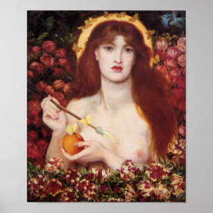 Venus Verticordia Dante Gabriel Rossetti Cardstock Poster