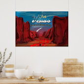 Venus Vintage Poster besuchen (Küche)