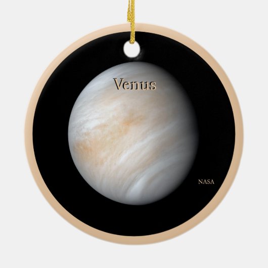 Venus vom 10. März Keramik Ornament (Hinten)