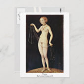 Venus von Lucas Cranach (I) Postkarte (Vorne/Hinten)