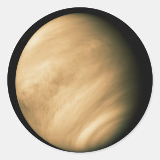 VENUS von Mariner 10 NASA Flyby Foto Runder Aufkleber