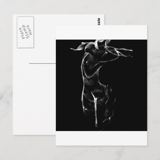 Venus von Milo Postkarte (Vorne/Hinten)