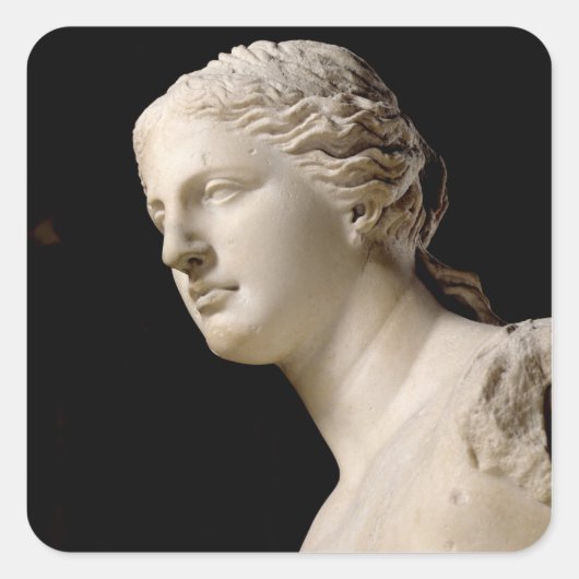 Venus von Milo Quadratischer Aufkleber (Vorderseite)