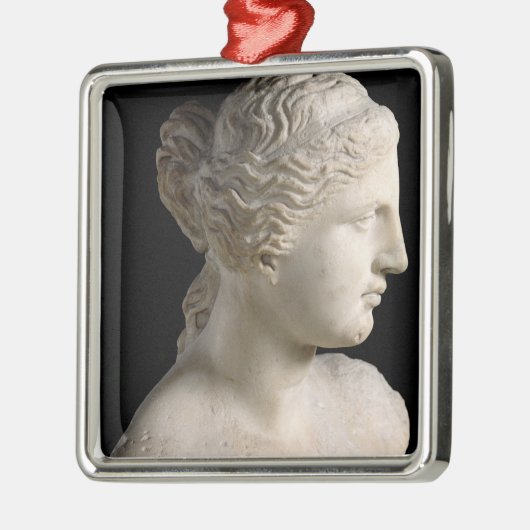 Venus von Milo Silbernes Ornament (Links)