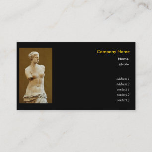 Venus von Milo Visitenkarte
