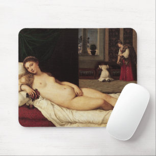 Venus von Urbino Tizian 1538 Venedig Mousepad