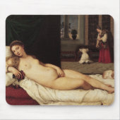 Venus von Urbino Tizian 1538 Venedig Mousepad (Vorne)