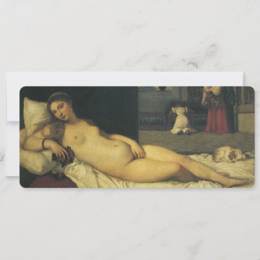 Venus von Urbino von Tizian, Renaissance Art (Vorderseite)