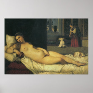 Venus von Urbino von Tizian, Renaissance Art Poster