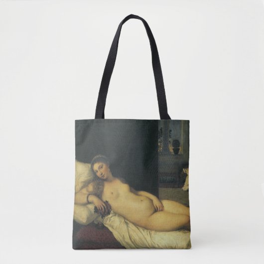 Venus von Urbino von Tizian, Renaissance Art Tasche (Vorderseite)