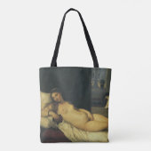 Venus von Urbino von Tizian, Renaissance Art Tasche (Rückseite)