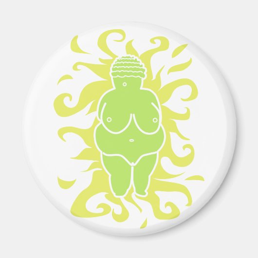 Venus von Willendorf Magnet (Vorne)