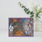 Venus von Willendorf Postcard Postkarte (Stehend Vorderseite)
