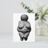 Venus von Willendorf Postkarte (Stehend Vorderseite)
