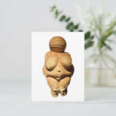Venus von Willendorf Postkarte (Stehend Vorderseite)
