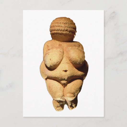 Venus von Willendorf Postkarte (Vorderseite)