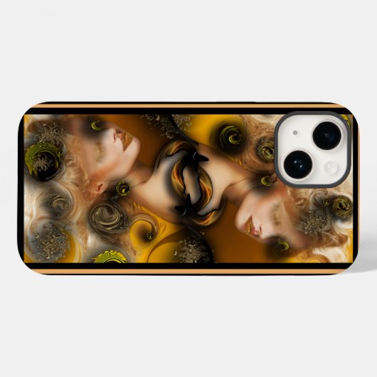 "Venus with Creation" Apple iPhone 14 Case (Rückseite (Horizontal))